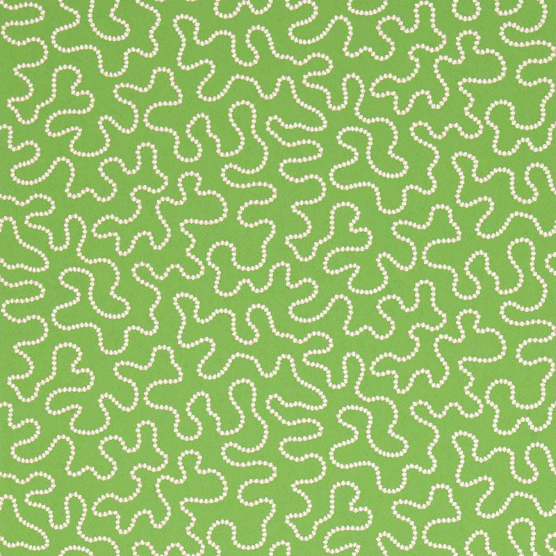 Harlequin Wiggle Wallpaper - 113064 - Peridot / Rose Quartz