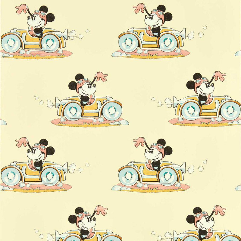 Sanderson Minnie On The Move Wallpaper - 217269 - Sherbet