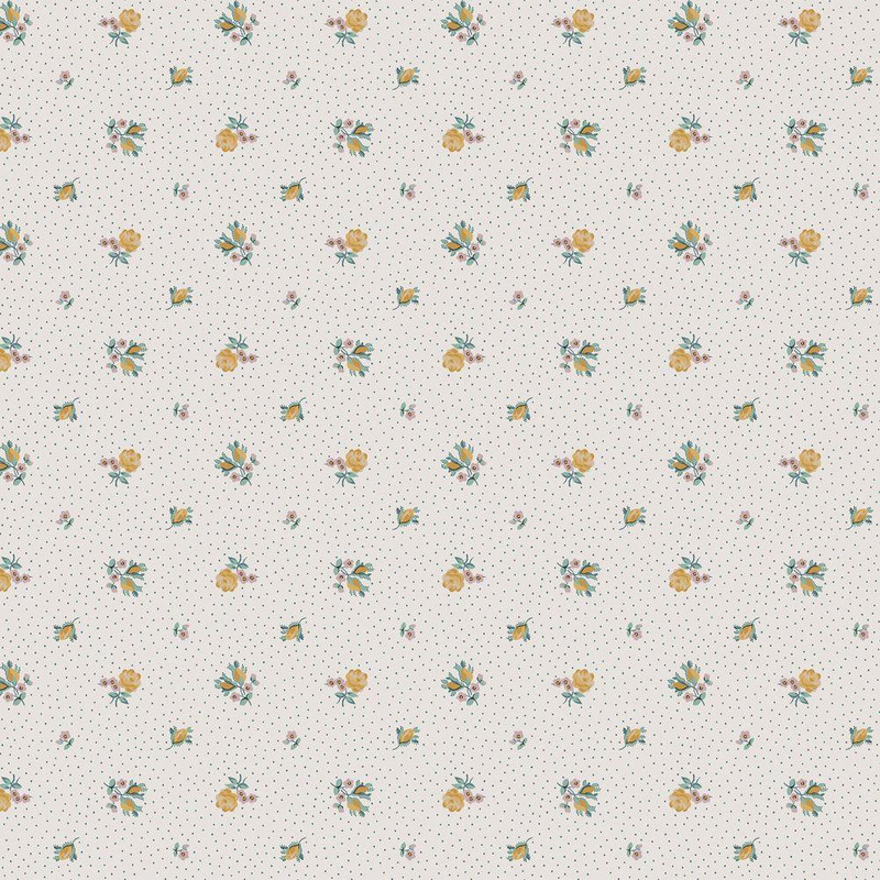 Laura Ashley Claudia's Friend Wallpaper - 121084 - Pale Ochre Yellow