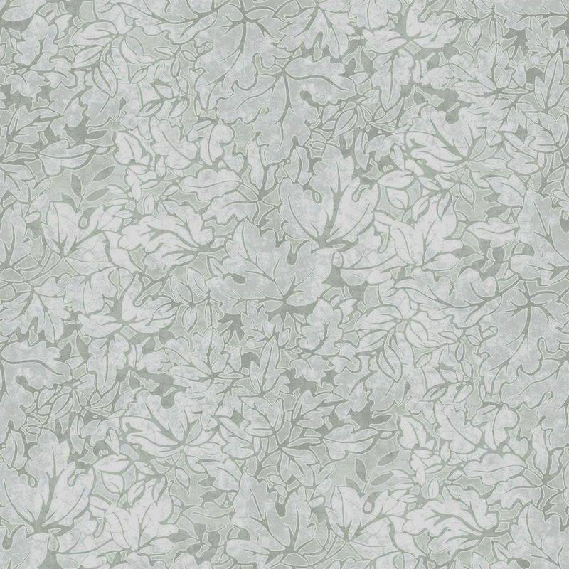 Laura Ashley Corrina Leaf Wallpaper - 121089 - Mineral Green