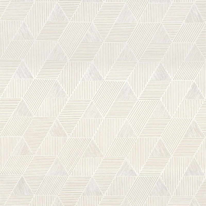 Casamance Meroe Wallpaper - 76172242 - Blanc / Dore