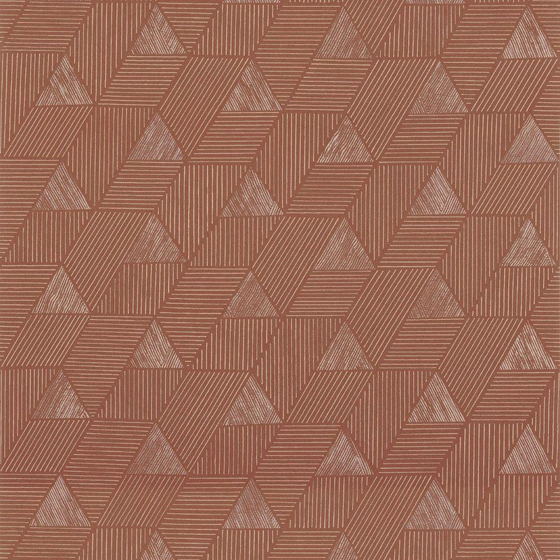 Casamance Meroe Wallpaper - 76172548 - Terre Battue / Cuivre