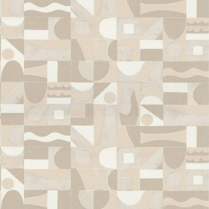 Casamance Gourna Wallpaper - 76182752 - Travertin / Nacre