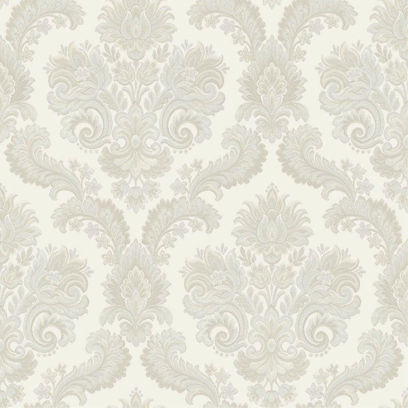 Galerie Italian Style Damask Wallpaper - 28822 - Beige / Cream