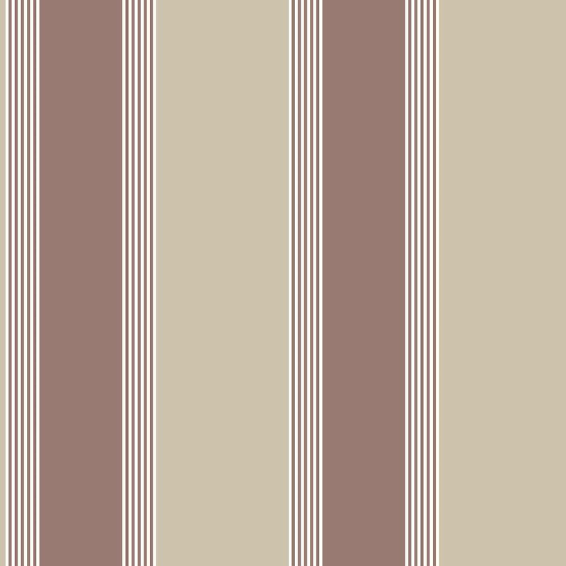 Galerie Italian Style Stripe Wallpaper - 28878 - Red / Beige / White