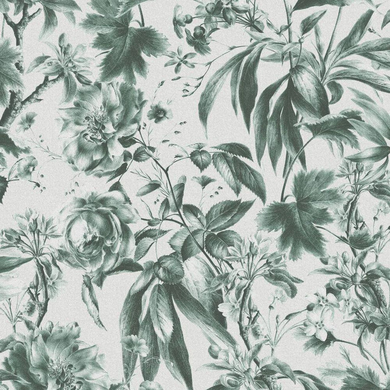 Graham & Brown Arcane Garden Wallpaper - 120669 - Verdigris
