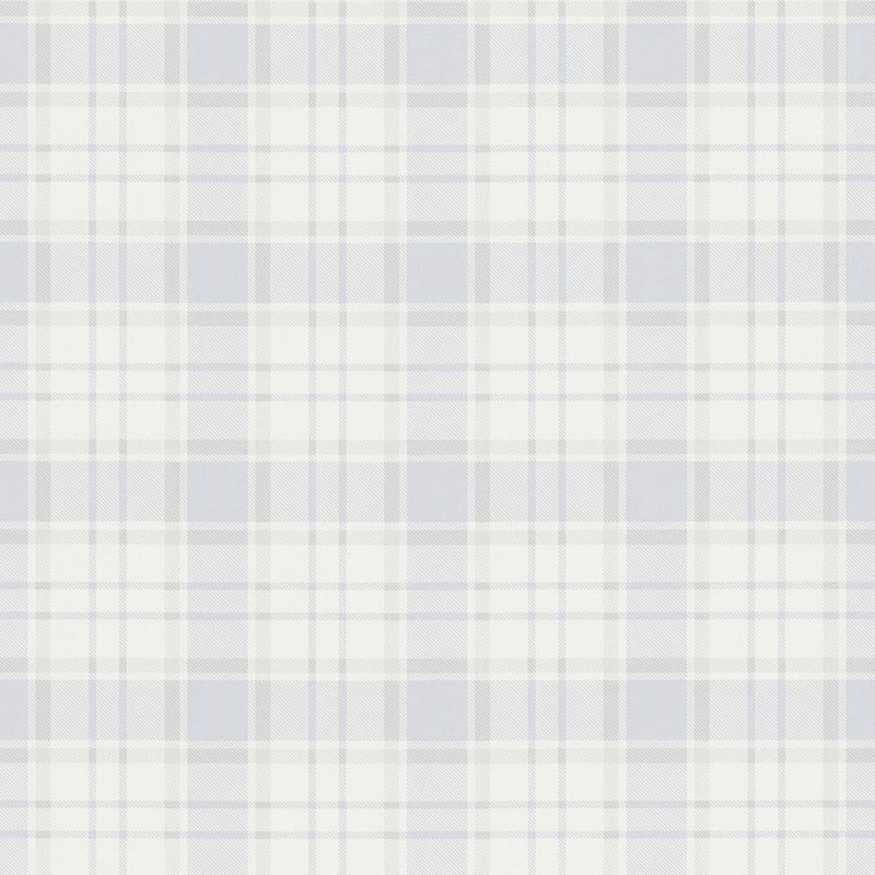 Galerie Check Motif Wallpaper - MC61010 - Blue / Grey / White
