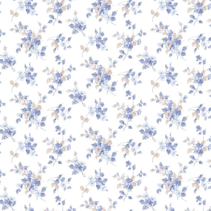Galerie Blossom Mini Wallpaper - PF38103 - Blue / Cream