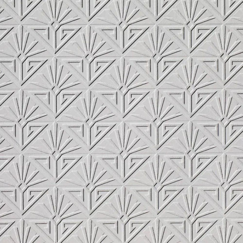 Anaglypta Deco Paradiso White Wallpaper Roll RD576