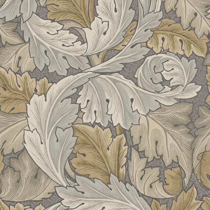 William Morris at Home - Acanthus Wallpaper - 124226 - Neutral