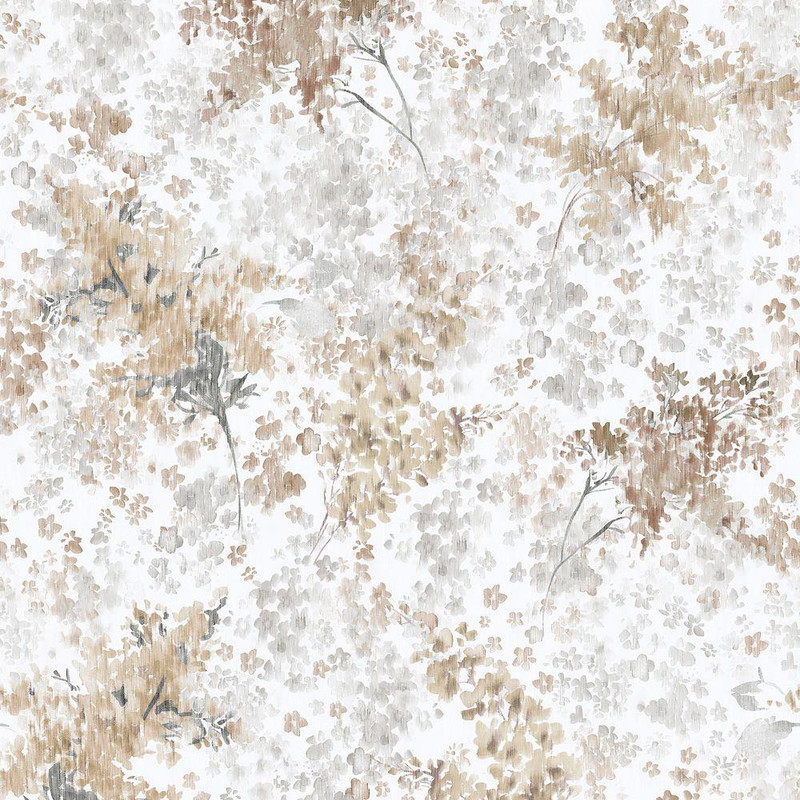 Galerie Soft Foliage Wallpaper - 47453 - Bronze Brown