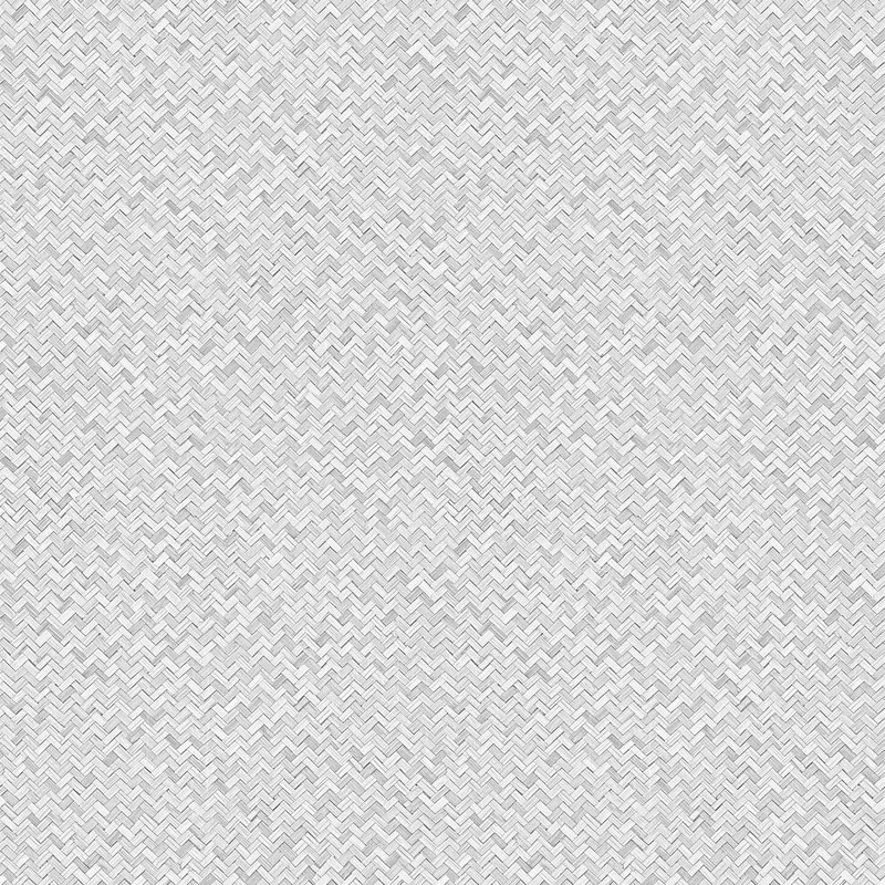 Galerie Herringbone Weave Wallpaper - 47480 - Silver Grey