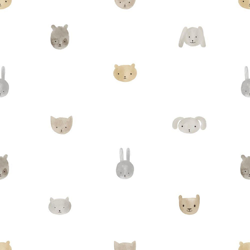 Galerie Happy Heads Wallpaper - 14811 - Beige