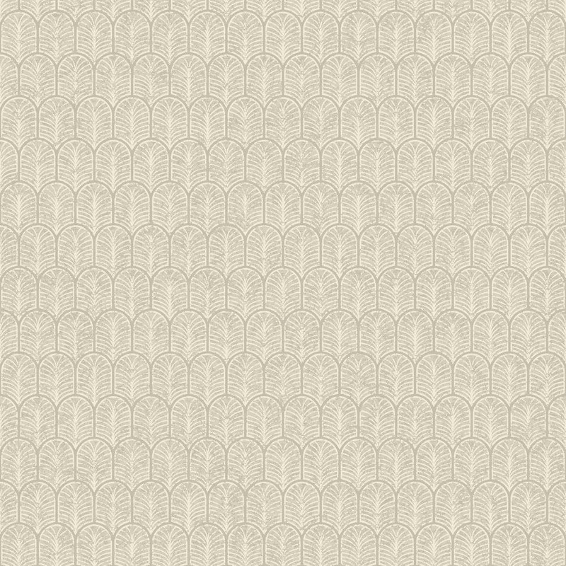 Galerie Wallcoverings Geo Arch Wallpaper - F-VL6002 - Cream