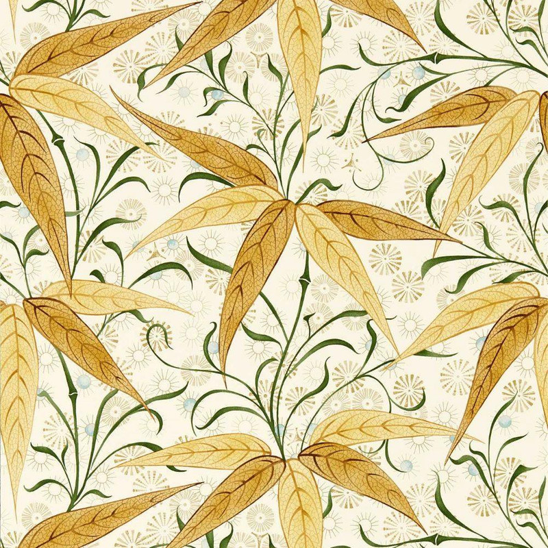 Morris & Co Bamboo Wallpaper - 217358 - Sunflower