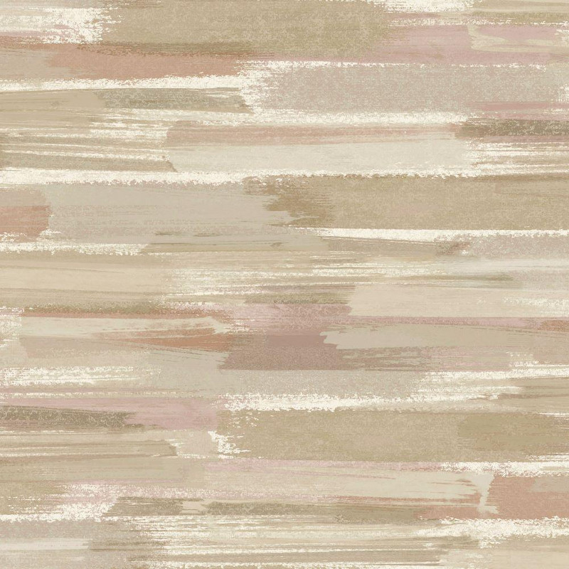 Holden Decor Brushmarks Wallpaper - 13640 - Beige / Coral
