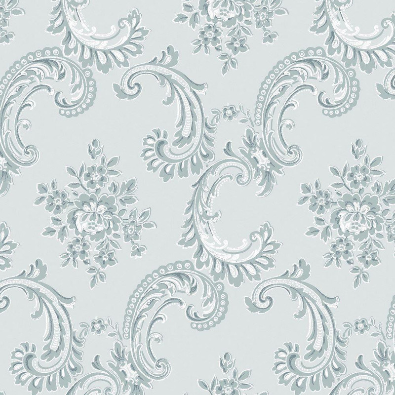 Rachel Ashwell Boudoir Beauty Wallpaper - 125114 - Blue