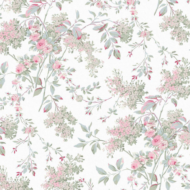 Rachel Ashwell Chelsea Wallpaper - 125125 - Fresh White