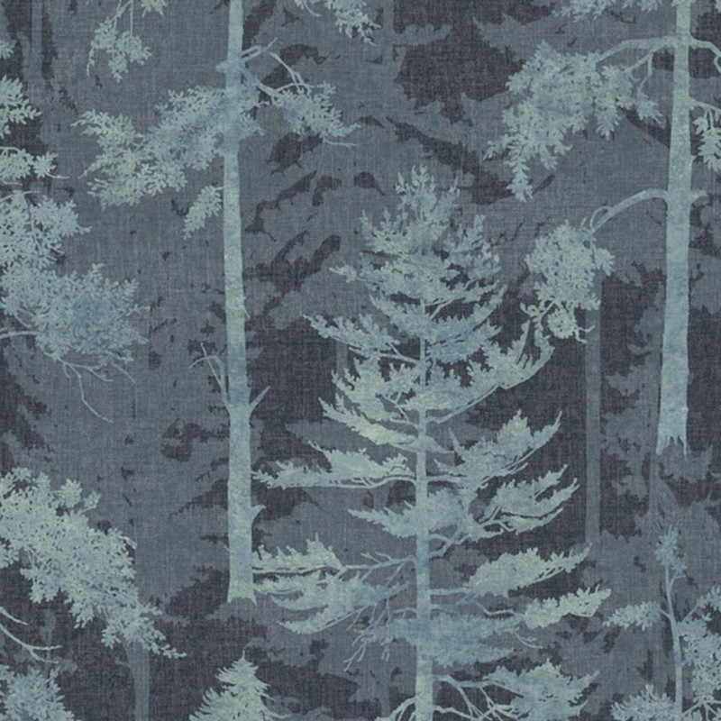 Graham & Brown Norse Forest Wallpaper - 121426 - Navy