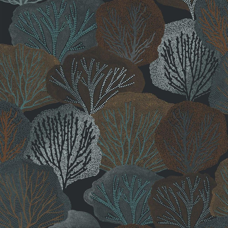 Graham & Brown Twyla Wallpaper - 121446 - Midnight