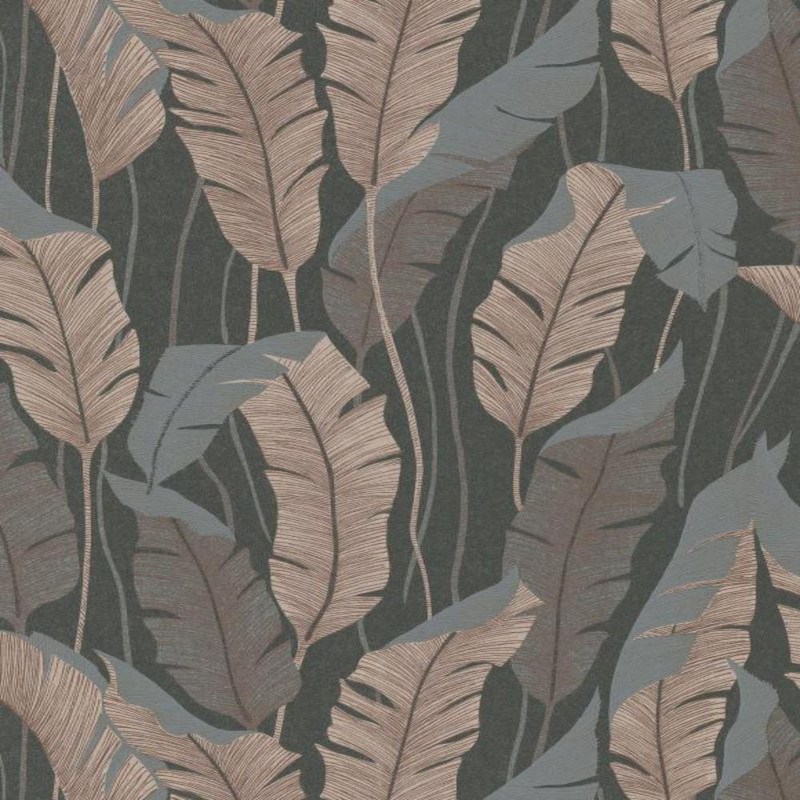 Erismann Feathers Wallpaper - 10344-47 - Charcoal