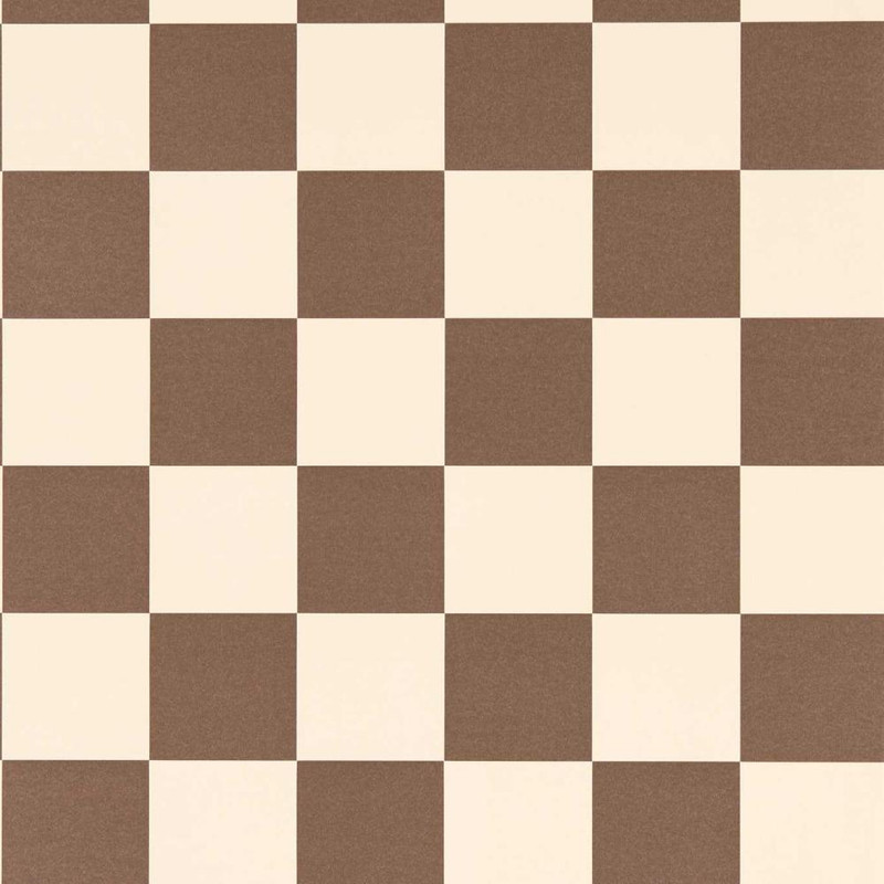 Harlequin Henry Holland Blenets Check Wallpaper - 113170 - Chocolate