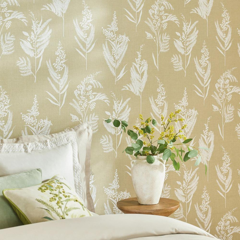 NEXT Equinox Leaf Wallpaper - 125003 - Khaki