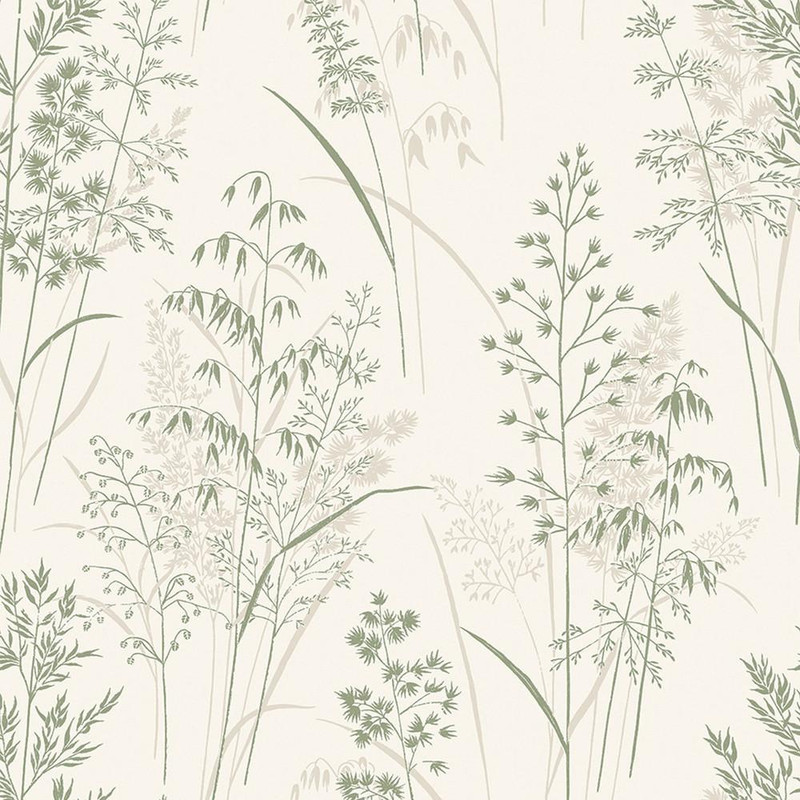 NEXT Leaf Sprigs Wallpaper - 128823 - Natural Greens