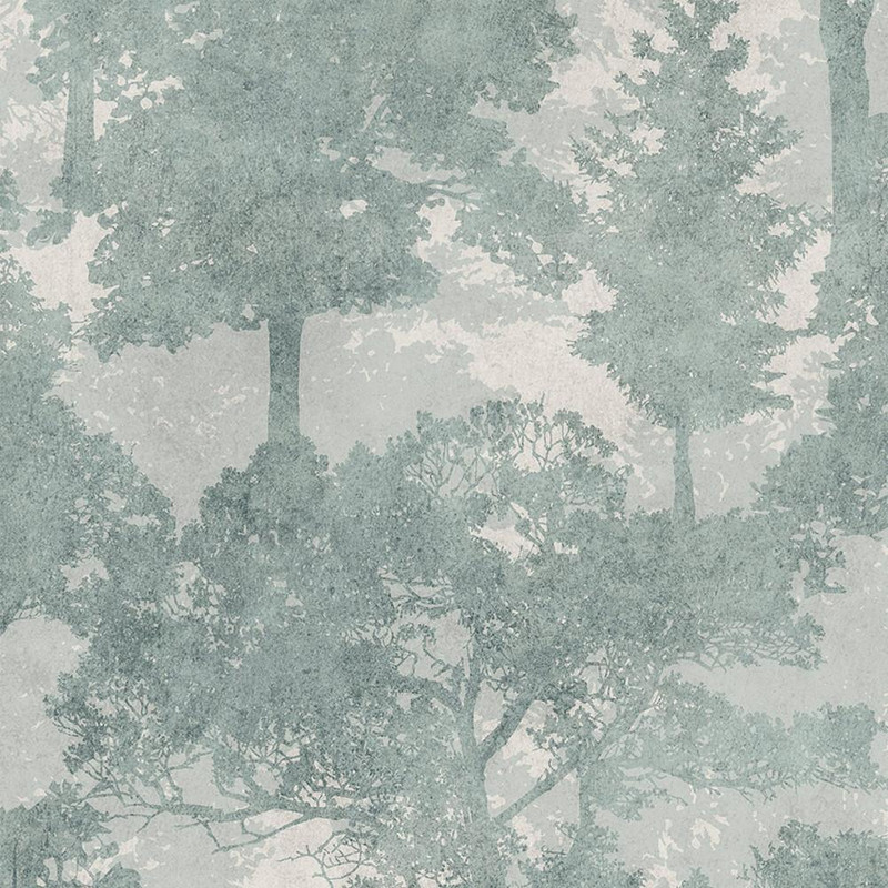 NEXT Trailing Trees Wallpaper - 128840 - Duck Egg