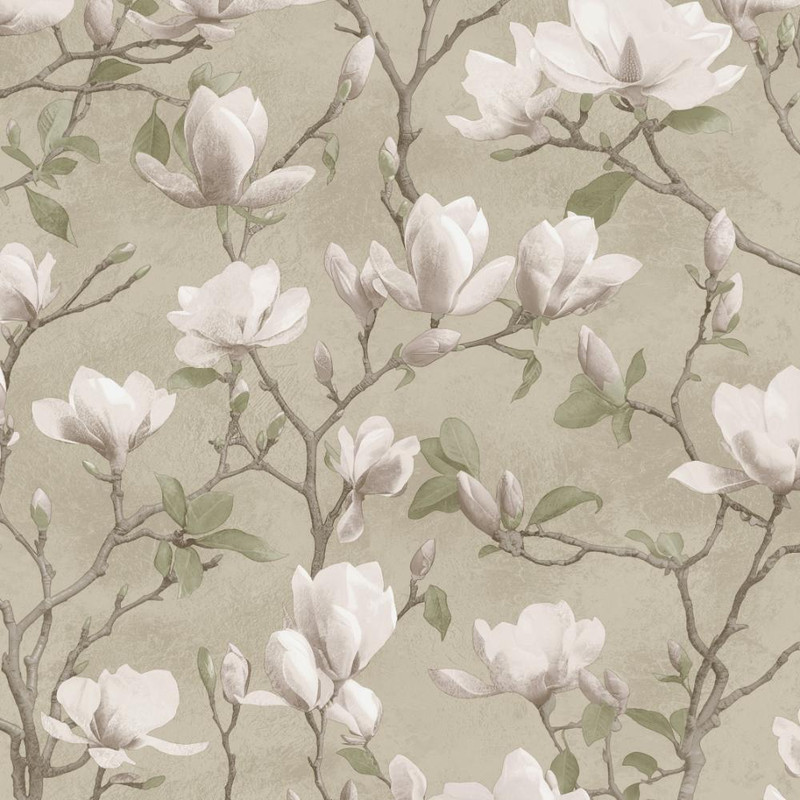 Holden Decor Opus Petalina Wallpaper - 36400 - Beige / Pink