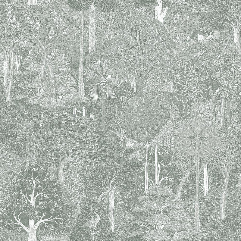 Galerie Woodland Wallpaper - 47651 - Green