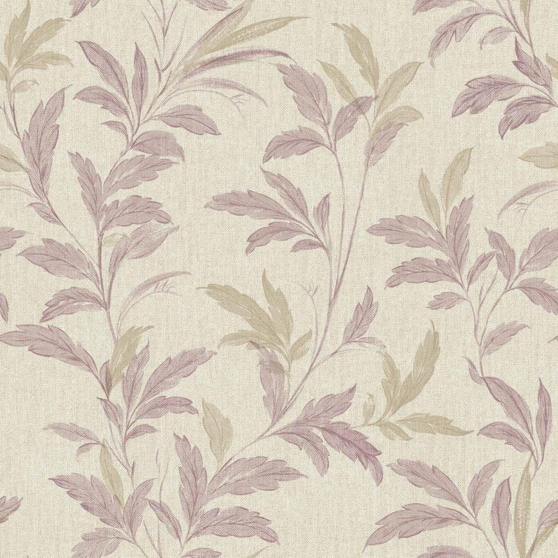 Grandeco Organic Trail  Wallpaper - 198603 - Heather