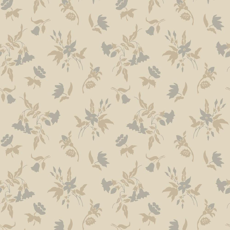Auguste Wallpaper - BP6501 - School House White / Light Blue / Bone