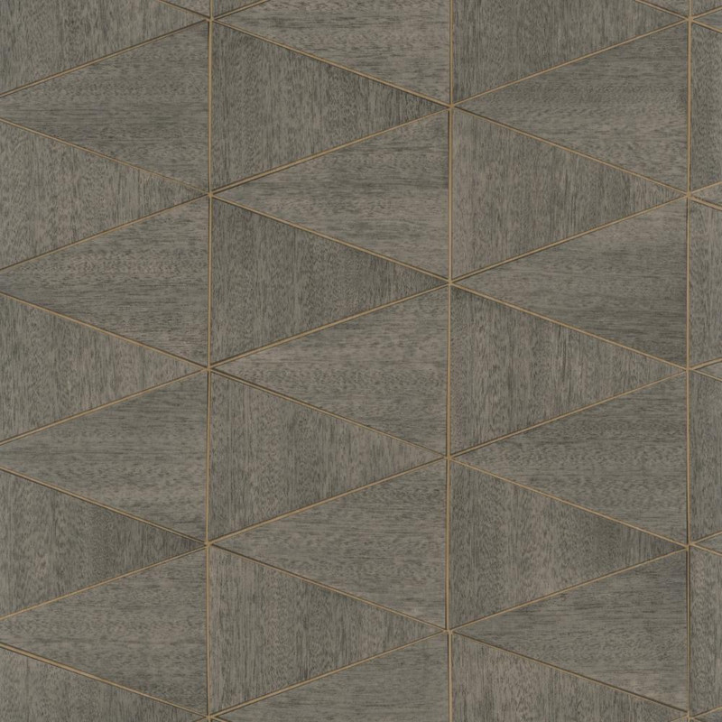 Galerie Wood Tile Wallpaper - 33360 - Brown / Beige