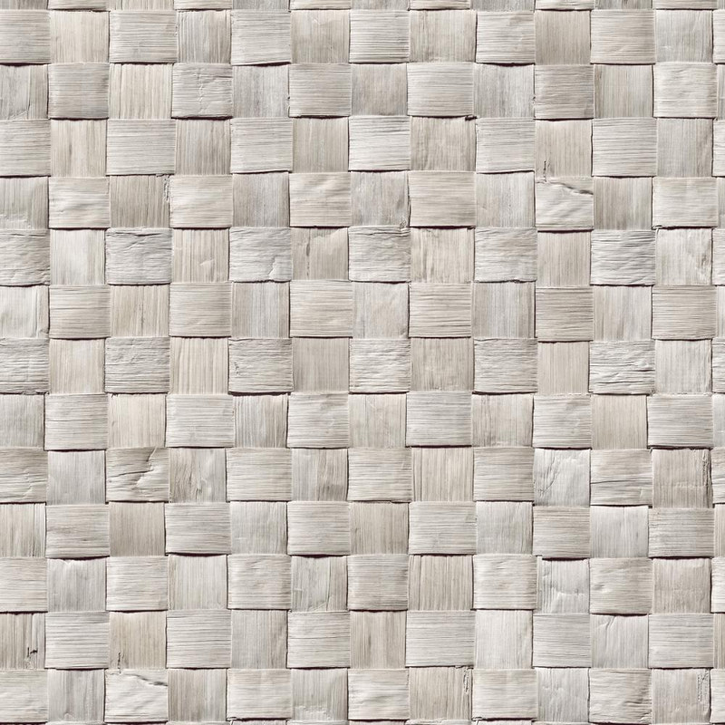 Galerie Rattan Weave Effect Wallpaper - 45741 - Grey