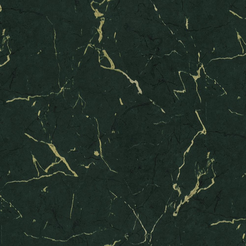 Galerie Marble Effect Wallpaper - BB51158 - Green / Metallic