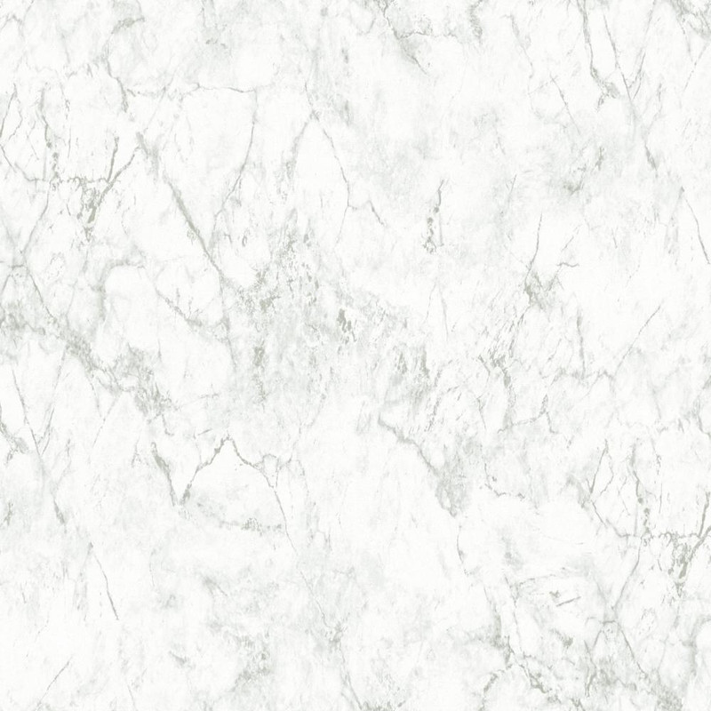 Galerie Marble Stone Effect Wallpaper - BB51164 - Silver / White