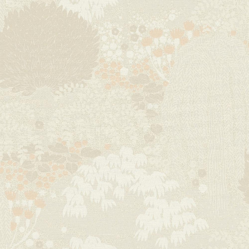 Galerie Fairytale Leaves Wallpaper - FL61131 - Cream / Pink