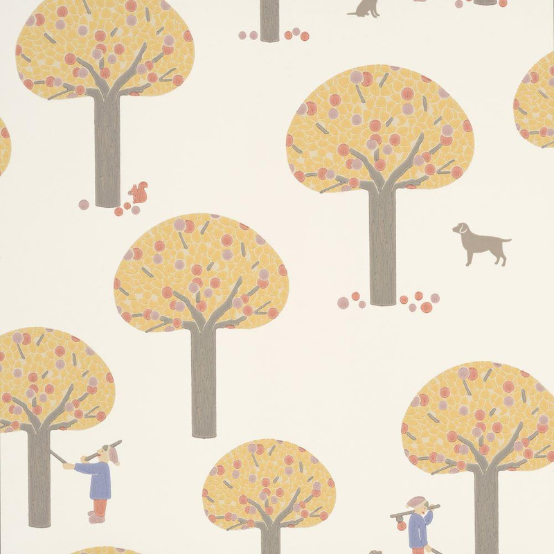 Little Greene Rodney Street Wallpaper - 0231ROLIGH6 - Light Gold