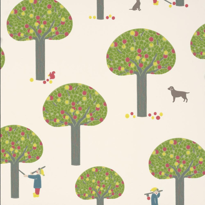 Little Greene Rodney Street Wallpaper - 0231ROSAGEA - Sage & Onions