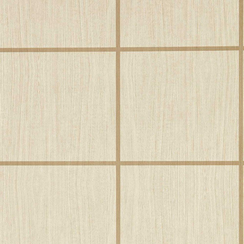 Harlequin Wood Blocks Wallpaper - 113199 - Ash / Taupe Gloss
