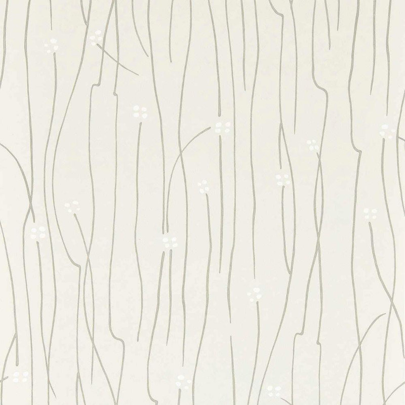 Harlequin Eizou Wallpaper - 113216 - Silver / Frost / Chalk