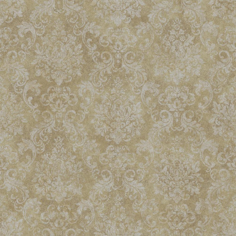 Galerie Special Damask Wallpaper - G68089 - Gold