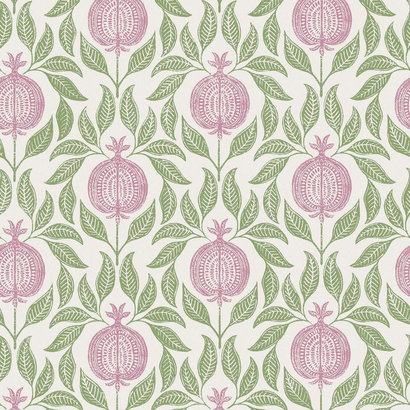 Graham & Brown Apple of Grenada Wallpaper - 130286 - Pink / Green