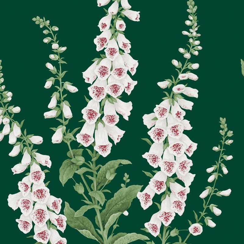 Graham & Brown Foxglove Wallpaper - 130306 - Emerald