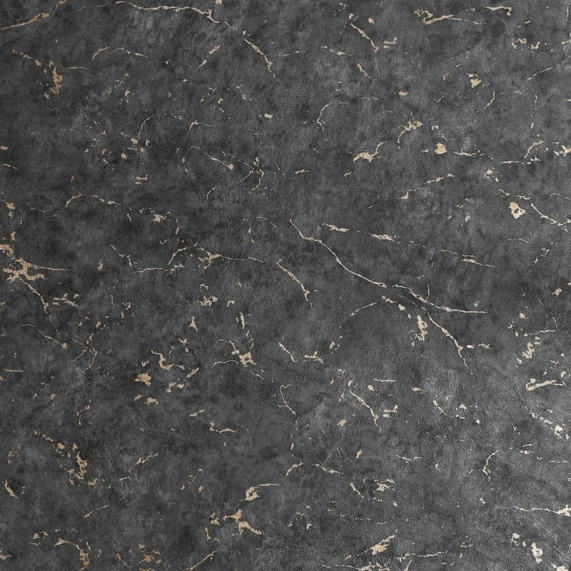 Graham & Brown Gilded Plaster Wallpaper - 125063 - Black / Gold
