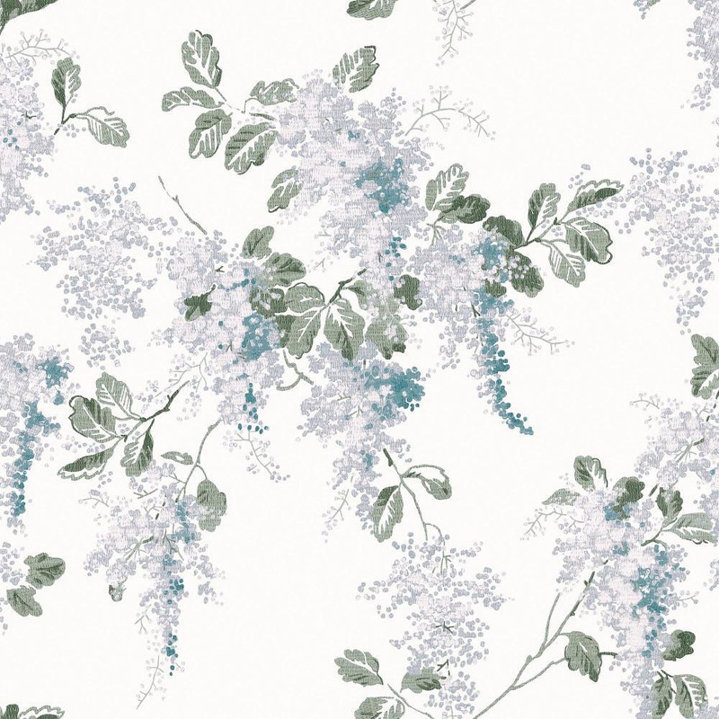 Laura Ashley Mirabelle Wallpaper - 130106 - Pale Seaspray