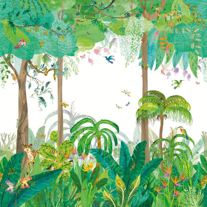 Villa Nova Jungle Japes Wall Mural Wallpaper - W654/01 - Multi