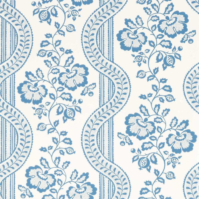 Sanderson Aubrey Wallpaper - 217427 - Pottery Blue