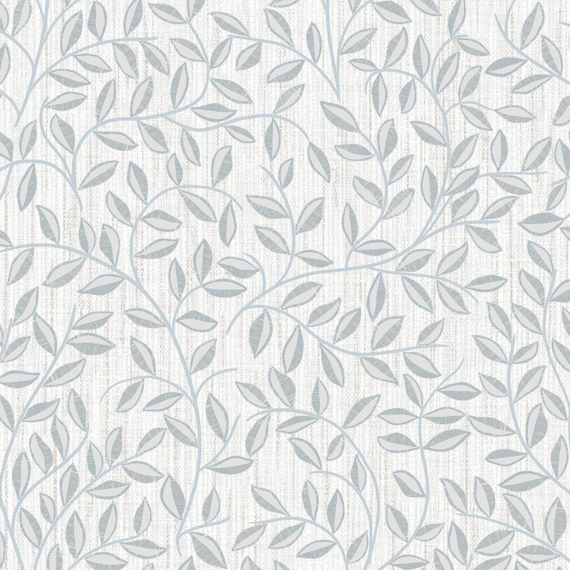 Graham & Brown Willow Leaf Wallpaper - 140049 - Duck Egg